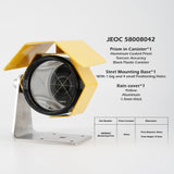 JEOC Large Monitoring Reflective Prism, American 58008042 Reflector with 5/8" Adapter and Tribrach