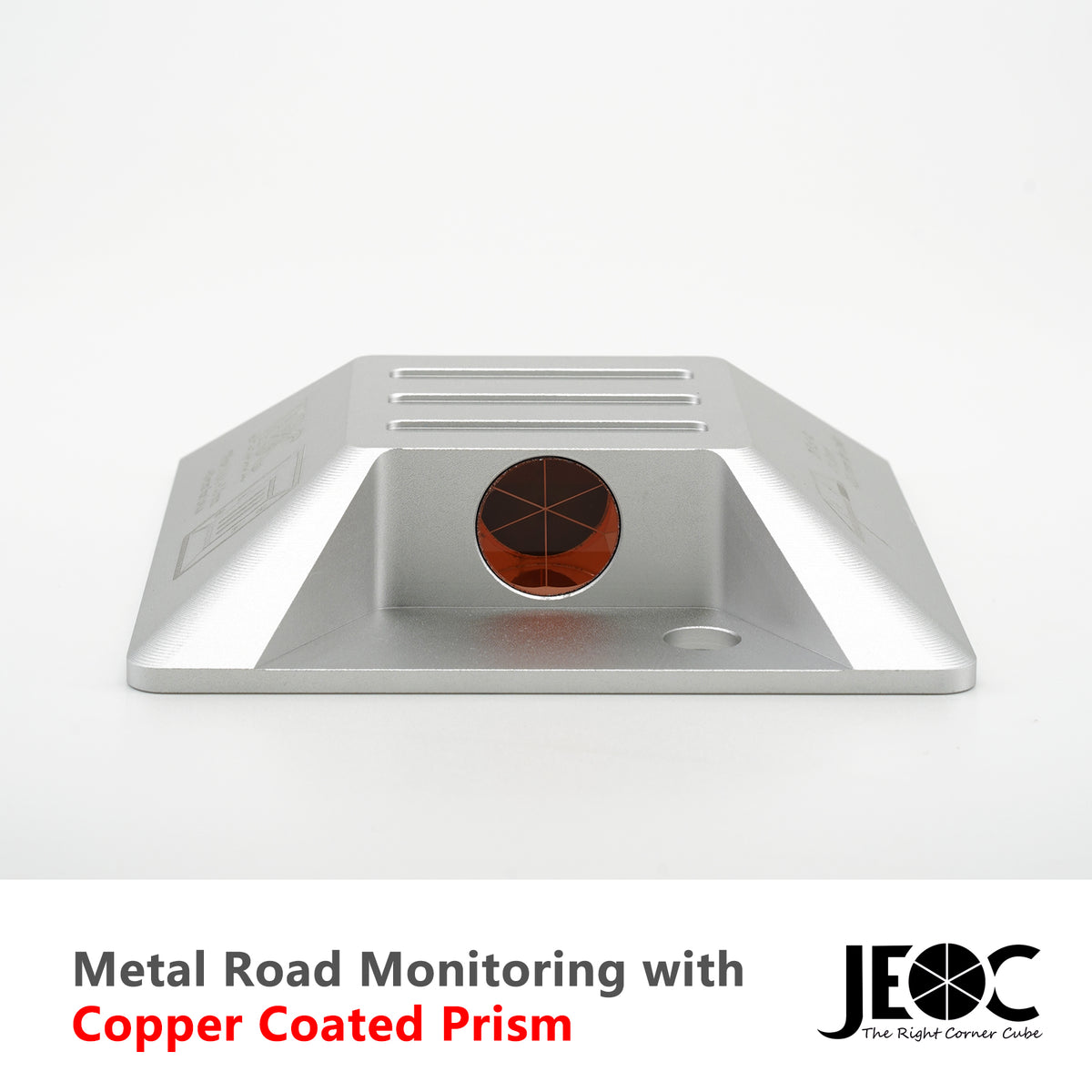 JEOC Horizontal Road Monitoring Prism, Cat eye Prism w/ Dual Copper Co
