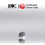 100pcs JEOC Certificated Corner Cube, 12.7mm (0.5") Diameter, 9.5mm (0.37") Height reflective prism, Uncoated