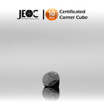 10pcs JEOC Certificated Corner Cube, 12.7mm (0.5") Diameter, 9.5mm (0.37") Height reflective prism, Aluminum Coated