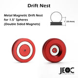 JEOC Magnetic Centering Base for 1.5" Spherical Prism Reflector