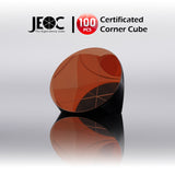 100pcs JEOC Certificated Corner Cube, 38.1mm (1.5") Diameter, 28.5mm (1.122") Height reflective prism, Copper Coated