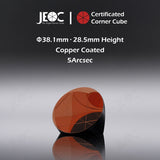 100pcs JEOC Certificated Corner Cube, 38.1mm (1.5") Diameter, 28.5mm (1.122") Height reflective prism, Copper Coated