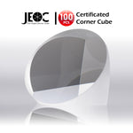 100pcs JEOC Certificated Corner Cube, 64mm Diameter, 48mm Height reflective prism, Uncoated