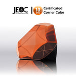 10pcs JEOC Certificated Corner Cube, 64mm Diameter, 39mm Height reflective prism, Cooper Coated