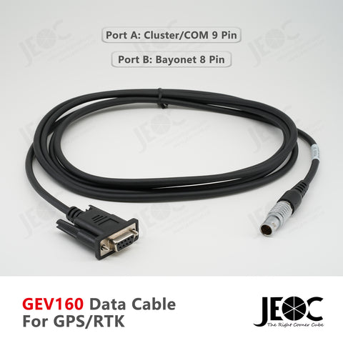 JEOC GEV160 Data Cable for Leica RTK/GPS, 733280