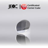 100pcs JEOC Certificated Corner Cube, 25.4mm (1") Diameter, 19mm (0.75") Height reflective prism, Uncoated