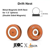 JEOC Metal Adapter for Self-tapping Screw, works with 1.5" Ball Reflector, JEOC Drift Nest, for Laser Tracker