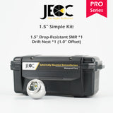 JEOC 1.5" SMR Ver 2.0 Simple Kit with Drop-resistant Structure, 1.5inch Spherically Mounted Retro-Reflector (SMR), 38.1mm Reflective Sphere for Laser Tracker