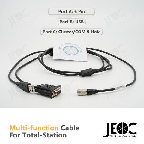 JEOC Multi-Function Data Cable for Nikon Total-station, CC-202036