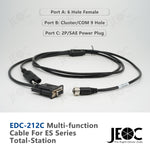 EDC212C Multi-Function Data Cable for Sokkia ES Total-station, CC2023