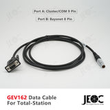 JEOC GEV162 Data Cable for Leica Total-station, 733282