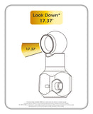 JEOC Swiss Spigot to 1.5" SMR or Ball Reflector Adapter, 86mm Target Height