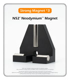 JEOC Magnetic Railshoe with Swiss Spigot, Monitoring Prism Base with Strong Magnet, for Railway Surveying