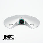 JEOC Gentle Slope Cateye Prism, Road Monitoring Reflector with Metal Holder