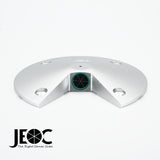 JEOC Gentle Slope Cateye Prism, Road Monitoring Reflector with Metal Holder