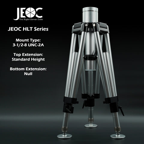 JEOC Heavy Load Tripod for Faro Leica API Laser Trackers, 3-1/2-8 UNC-2A, with Flight Case