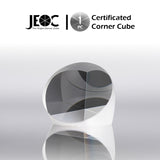 JEOC Certificated Corner Cube, 42mm Diameter, 32mm Height reflective prism, Uncoated