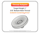JEOC Drop-in Anchor Adapter for 1.5" SMR and Ball Reflector, works with 3/8" Expansion Anchor