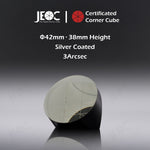 10pcs JEOC Certificated Corner Cube, 42mm Diameter, 38mm Height reflective prism, Silver Coated