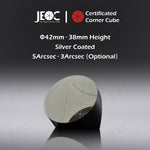 10pcs JEOC Certificated Corner Cube, 42mm Diameter, 38mm Height reflective prism, Silver Coated