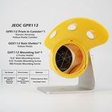 JEOC GPR112+GDZ112+GHT112 Monitoring Prism Set, for Leica Total-station Surveying Rainproof with Rain Shelter