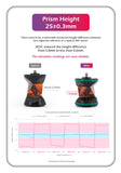 JEOC GRZ101 Reinforced 360 Degree Prism, Drop-resistant Mini 360 Degree Prism for Swiss Total station
