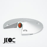 JEOC Gentle Slope Cateye Prism, Road Monitoring Reflector with Metal Holder
