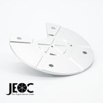 JEOC Gentle Slope Cateye Prism, Road Monitoring Reflector with Metal Holder