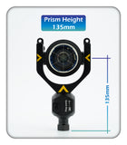 JEOC JD-35 Ultra Accurate Reflective Prism, Surveying Reflector for American total station,-35mm