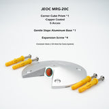 JEOC Gentle Slope Cateye Prism, Road Monitoring Reflector with Metal Holder