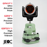 JEOC GPH1P Prism Set with GZR3 GDF321 Tribrach, Ultra Accurate Reflector for Swiss Total Station,Topography Surveying