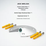 JEOC Gentle Slope Cateye Prism, Road Monitoring Reflector with Metal Holder