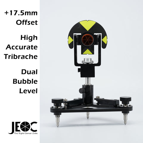 JEOC Accurate Mini Prism GMP101 & Tribrach, Surveying Reflector For Leica