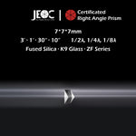 10Pcs of JEOC Certificated Right Angle Prism, 7mm*7mm*7mm, K9 Optical Glass