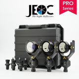 JEOC JD-35 Ultra Accurate Reflective Prism, Three-Prism Control Kit, Surveying Reflector for American total station, -35mm Prism Constant, Nodal Prism