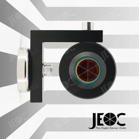 JEOC GMP104B + Magnetic Base, Waterproof Mini L Bar Monitoring Prism with Strong Magnet, for Leica system