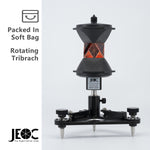 JEOC GRZ122C + Tribrach, 360 Degree Reflective Prism for Leica Total Station