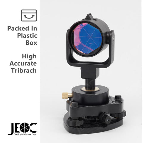 JEOC GPR121 Accurate Prism & Black Tribrach, Reflector for Leica Total Station