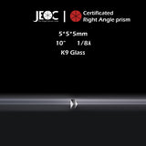 10Pcs of JEOC Certificated Right Angle Prism, 5mm*5mm*5mm, K9 Optical Glass