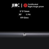 10Pcs of JEOC Certificated Right Angle Prism, 5mm*5mm*5mm, K9 Optical Glass