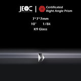 10Pcs of JEOC Certificated Right Angle Prism, 7mm*7mm*7mm, K9 Optical Glass