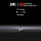 10Pcs of JEOC Certificated Right Angle Prism, 7mm*7mm*7mm, K9 Optical Glass