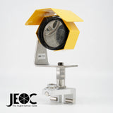 JEOC 58008042+Railshoe, Full Size Monitoring Prism and Magnetic Railway Mount Set for American Total Station