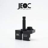 JEOC Magnetic Railshoe with Swiss Spigot, Monitoring Prism Base with Strong Magnet, for Railway Surveying