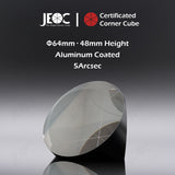 JEOC Certificated Corner Cube, 64mm Diameter, 48mm Height reflective prism, Aluminum Coated