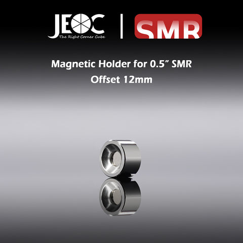 JEOC Magnetic Shankless Holder for 0.5" Spherically Mounted Retro-Reflector (SMR), 12mm offset, 0.5" Ball Probe Seat