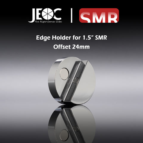 JEOC Magnetic Edge Holder for 1.5" Spherically Mounted Retro-Reflector (SMR), 24mm offset, 1.5" Edge Ball Probe Seat