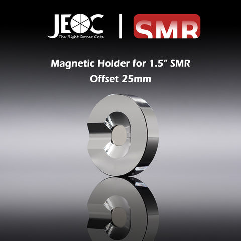 JEOC Magnetic Shankless Holder for 1.5" Spherically Mounted Retro-Reflector (SMR), 25mm offset, 1.5" Ball Probe Seat