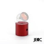 JEOC Red Tripod Adapter for 1.5" SMR and Ball Reflector, works with 5/8" Tripod and Tribraches